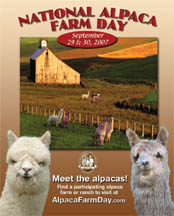 National Alpaca Farm Day Poster